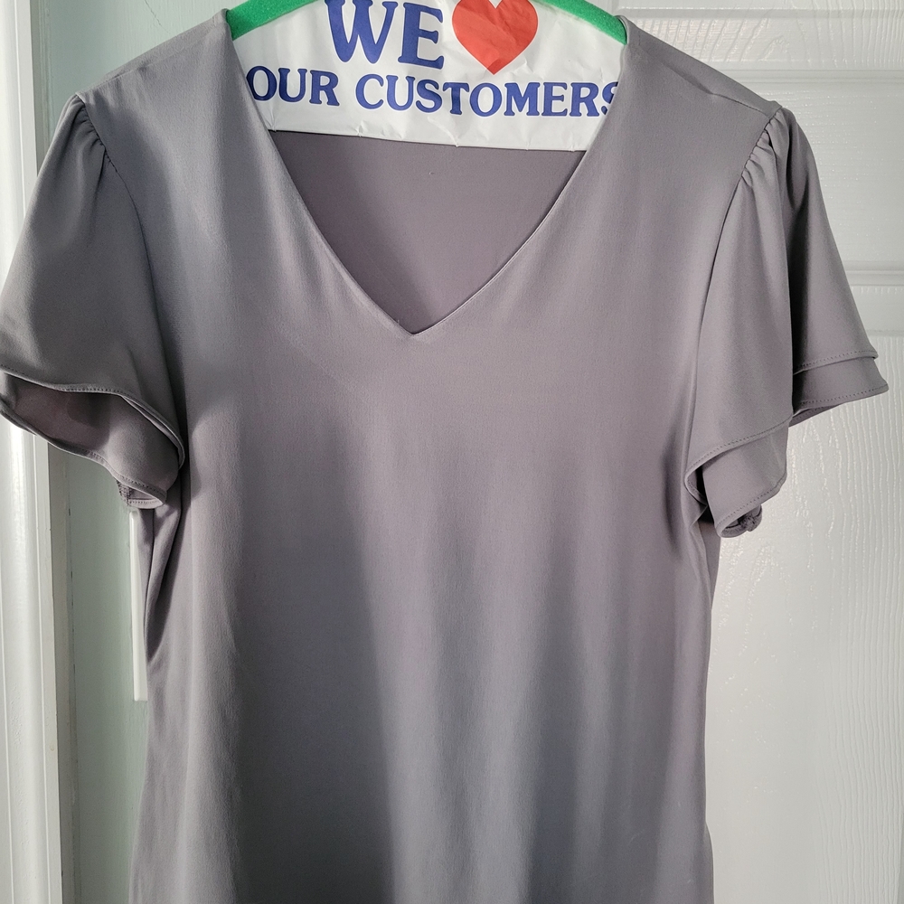 Calvin Klein Gray Women's Blouse
